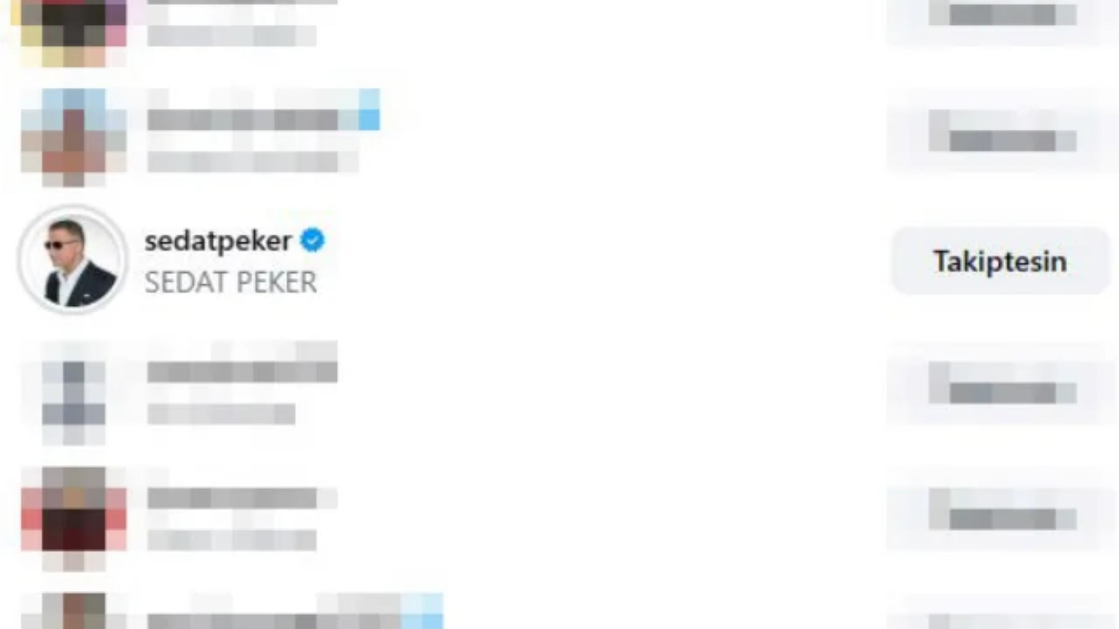 Sedat Peker Beğeni
