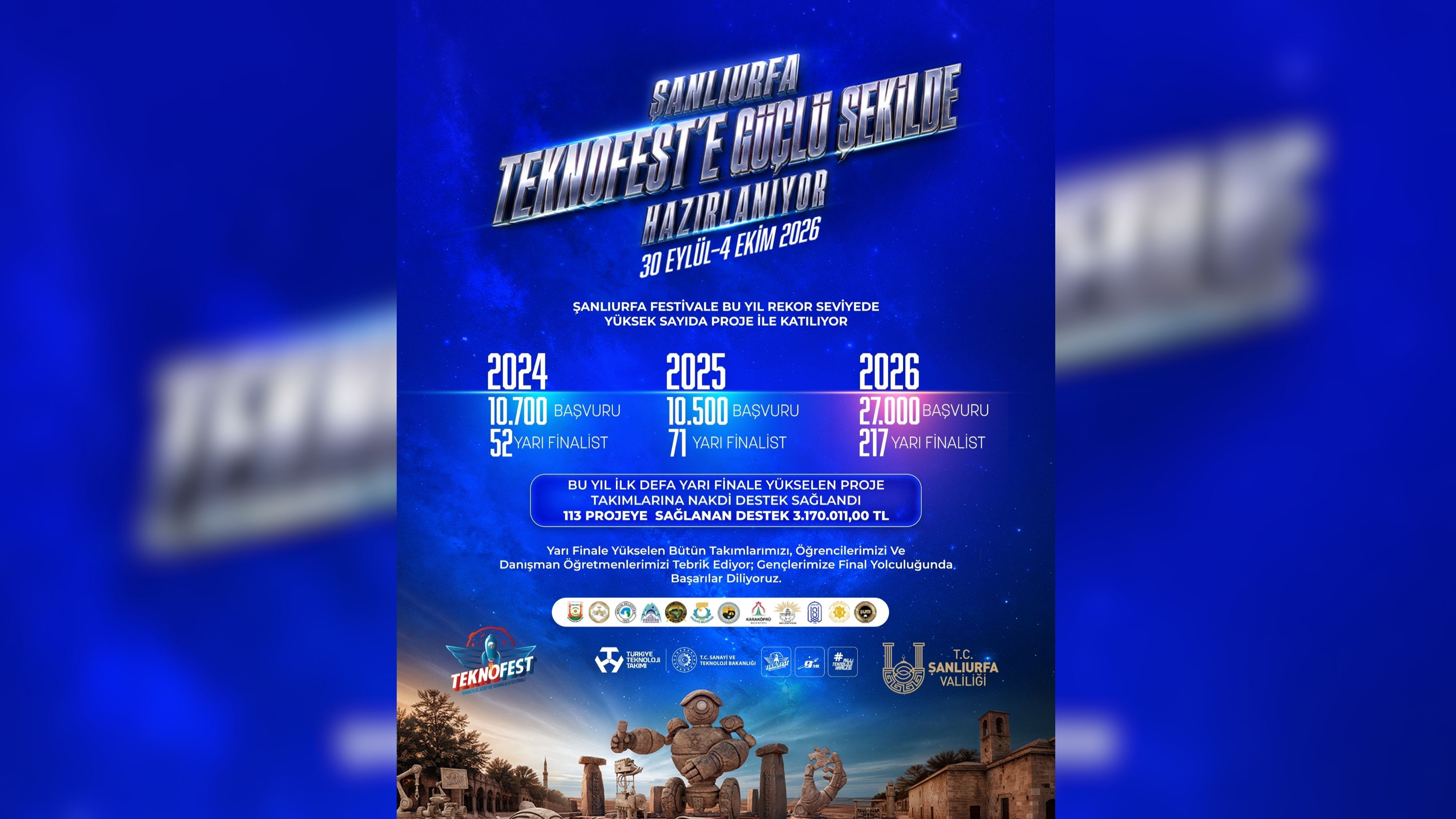 Teknofest Projelere Destek