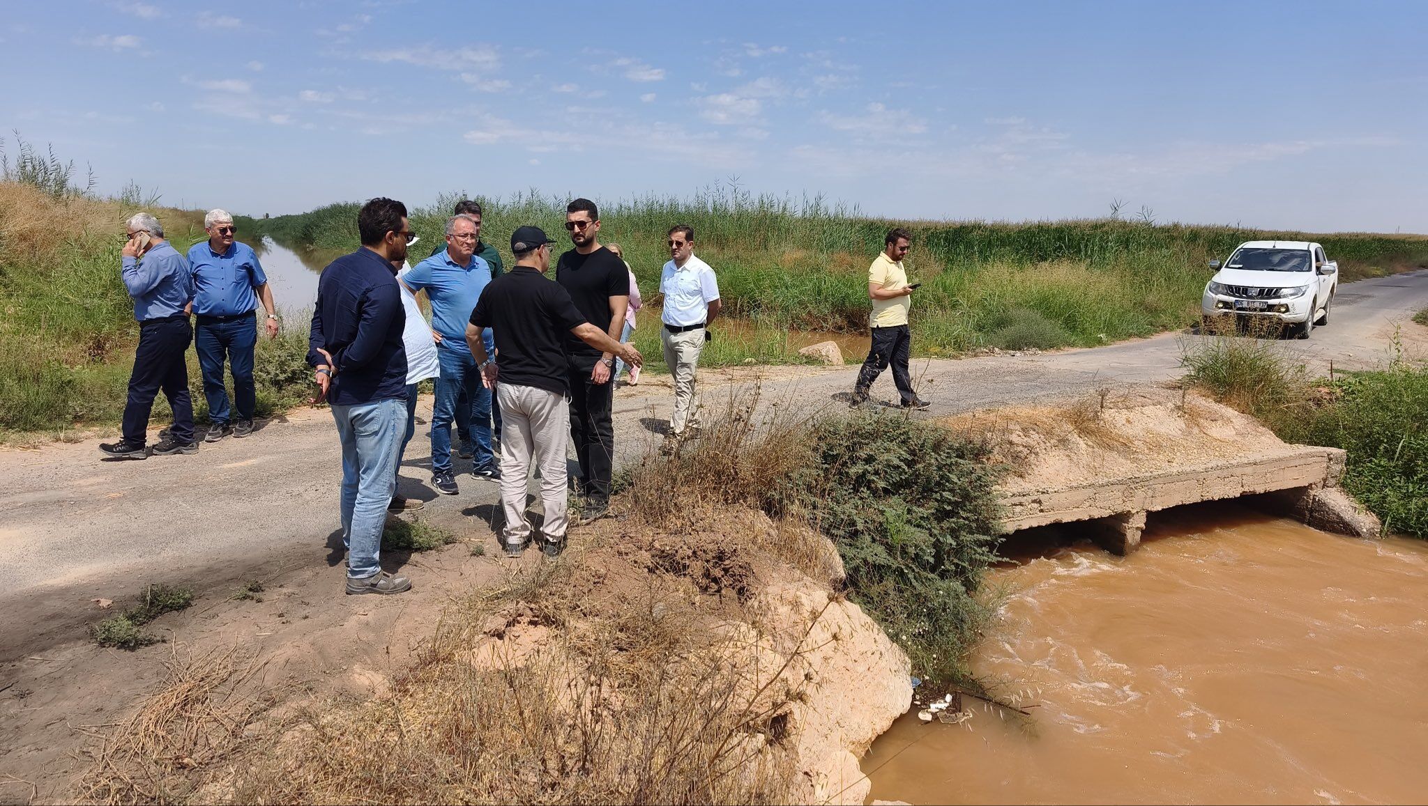 Dsi̇ Harran’daki Tahliye Kanallarını Mercek Altına Aldı (3)