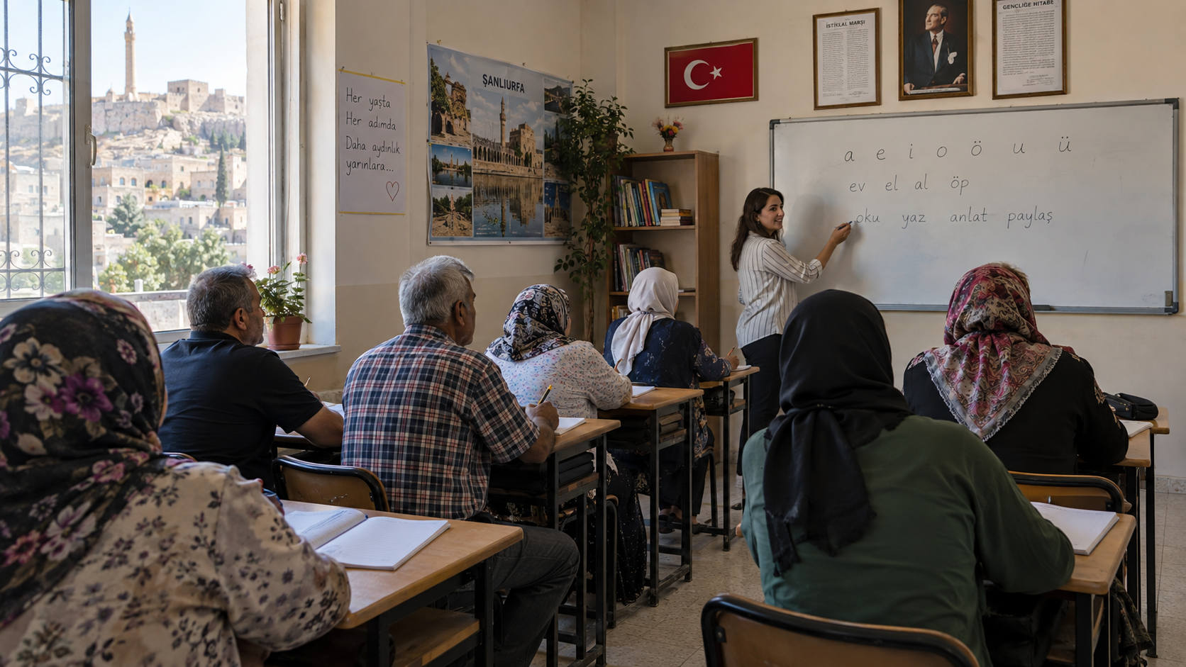 Sanliurfa Yetiskin Egitimi Okuryazarlik Kursu